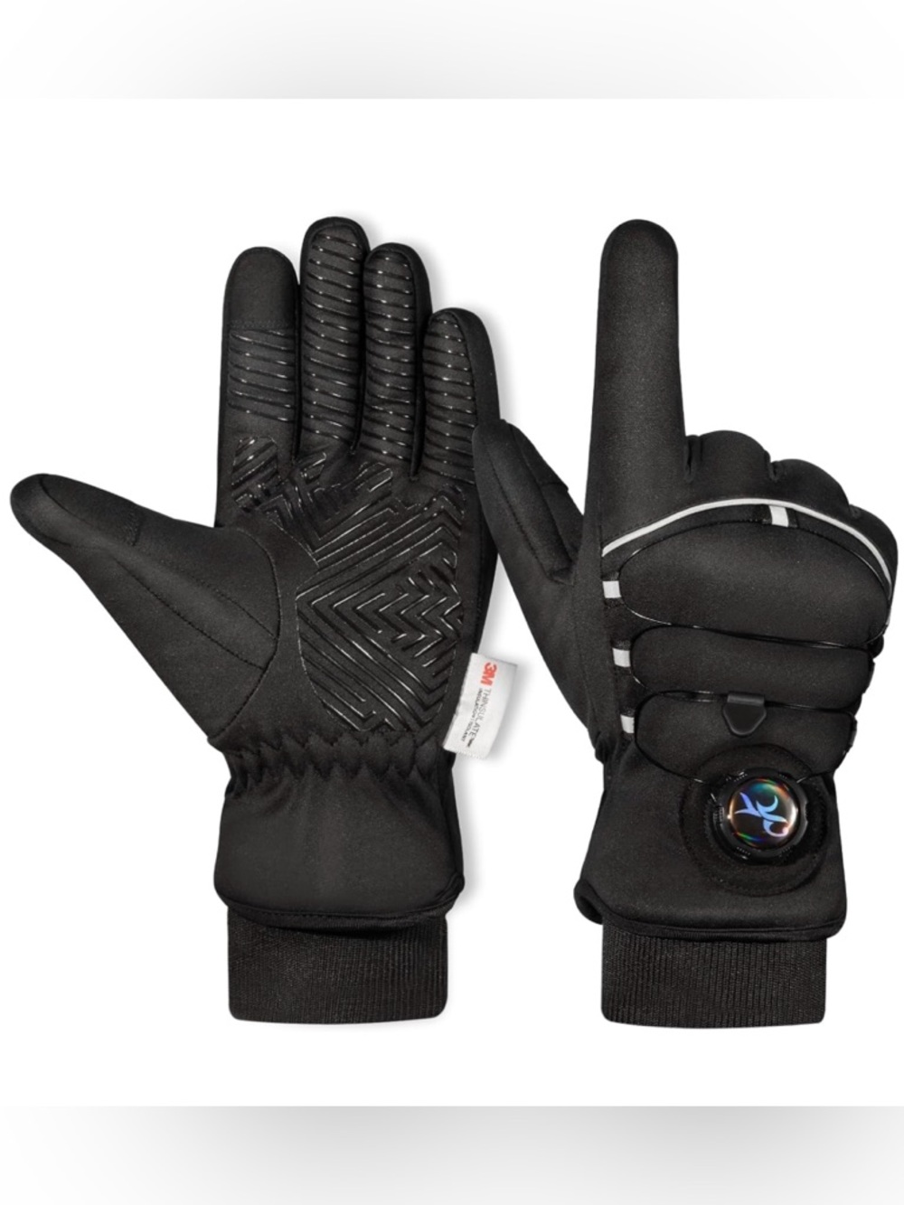 Winter Gloves for Men/Women -10℉, 3M Thinsulated Insulation. Size M, Black New